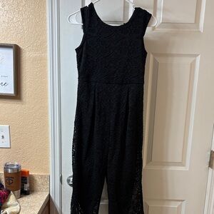 Elegant Black Lace Jumpsuit